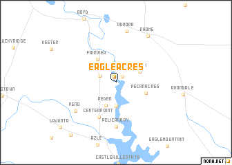 map of Eagle Acres