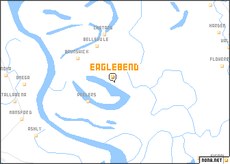 map of Eagle Bend