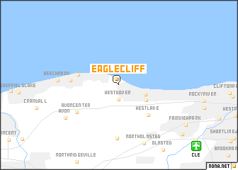 map of Eagle Cliff