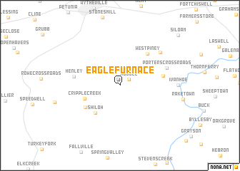 map of Eagle Furnace