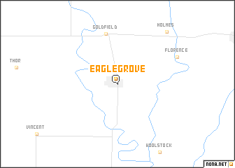 map of Eagle Grove