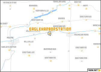 map of Eagle Harbor Station