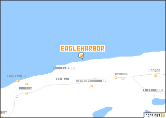 map of Eagle Harbor