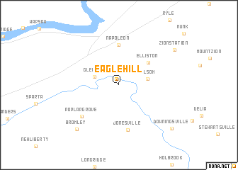 map of Eagle Hill
