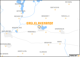 map of Eagle Lake Manor