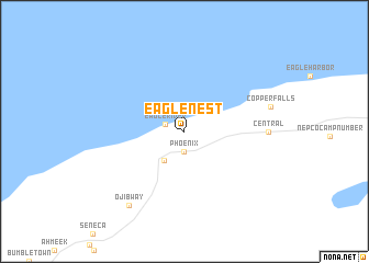 map of Eagle Nest