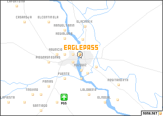 map of Eagle Pass