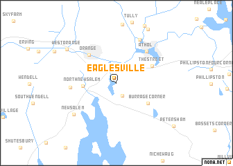 map of Eaglesville