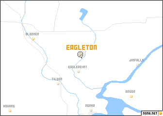 map of Eagleton