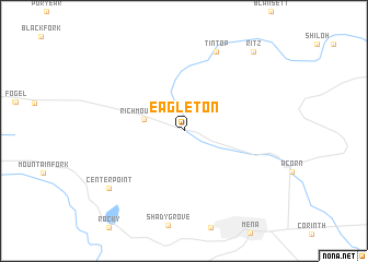 map of Eagleton