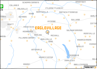 map of Eagle Village