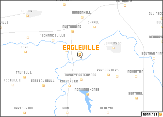 map of Eagleville