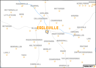 map of Eagleville