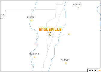 map of Eagleville