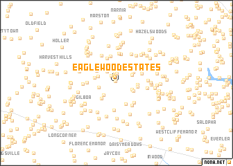 map of Eagle Wood Estates