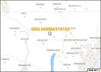 map of Eaglewood Estates