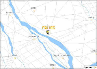 map of Ealing
