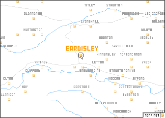 map of Eardisley
