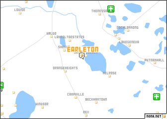 map of Earleton