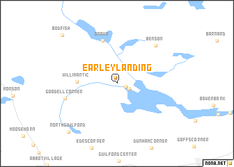 map of Earley Landing