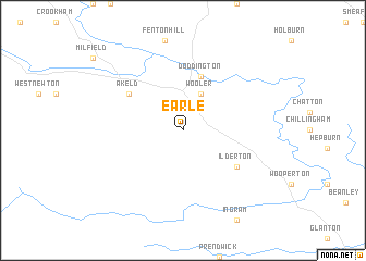 map of Earle