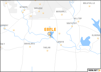 map of Earle