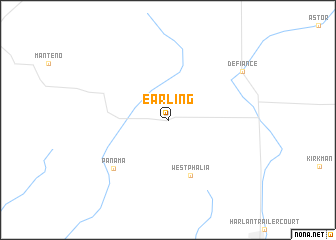 map of Earling