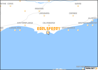 map of Earlsferry