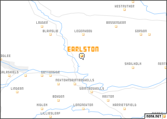 map of Earlston