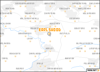 map of Earlswood