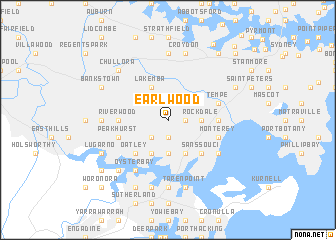 map of Earlwood