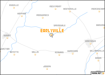 map of Earlyville