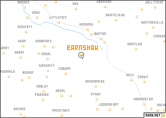 map of Earnshaw