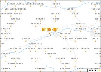 map of Earsham