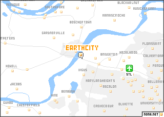 map of Earth City