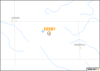 map of Easby