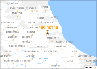 map of Easington