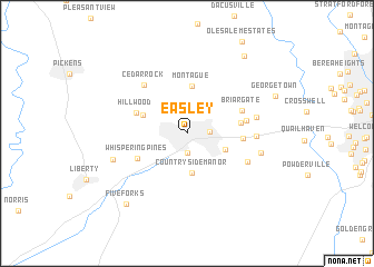 map of Easley