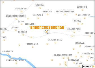 map of Eason Crossroads