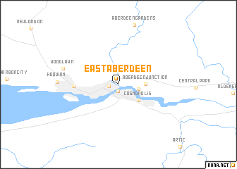 map of East Aberdeen