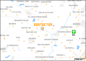 map of East Acton