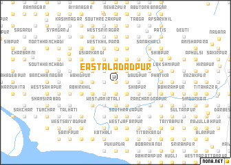 map of East Ālādādpur