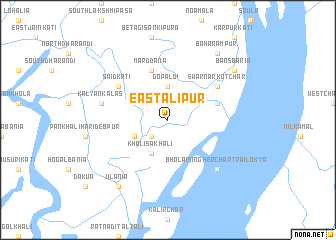 map of East Ālipur