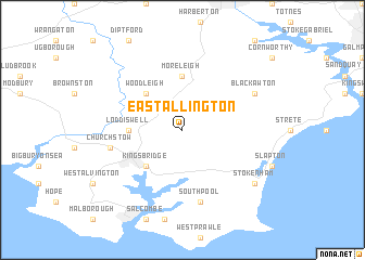 map of East Allington