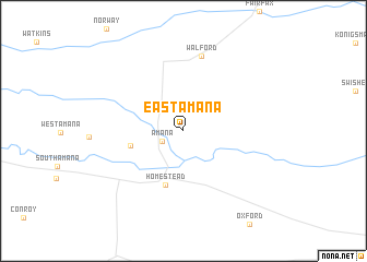map of East Amana