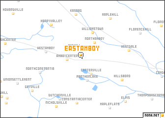 map of East Amboy