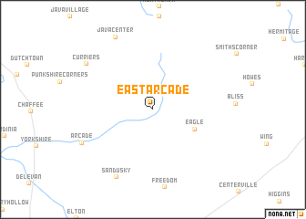 map of East Arcade