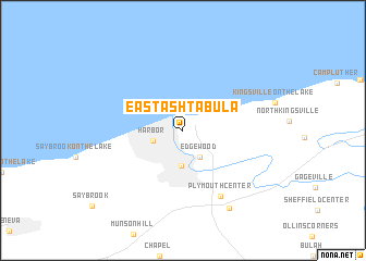 map of East Ashtabula