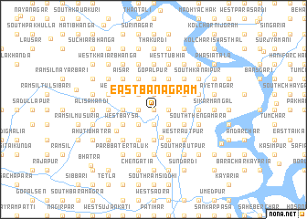 map of East Banagrām