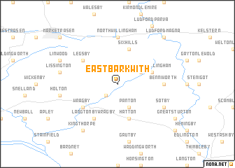 map of East Barkwith
